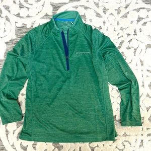 Men’s Green Sankaty Vineyard Vines Quarter-Zip Pullover